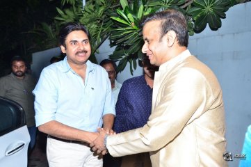 Pawan Kalyan At Andhra Prabha Office Ganesh Pooja